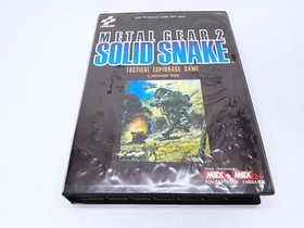 Metal Gear 2 Solid Snake MSX 2 Game Cartridge Konami Boxed Manual CIB Tested