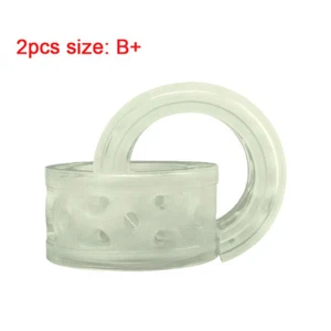 2PCS Size B+ Car Auto Shock Absorber Spring Bumper Power Cushion Buffer White - Picture 1 of 7