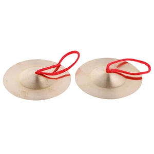 Kupfer Zimbeln Handbecken Baby Rhythmus Percussion Spielzeug - Bild 1 von 10