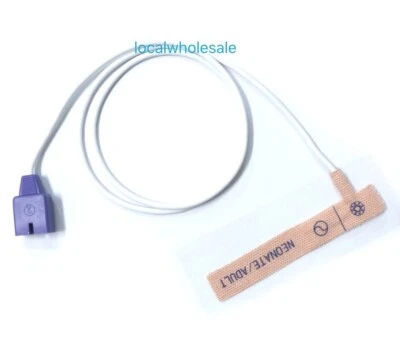 ALPTA 25pcs/lot Nellcor Disposable Oximax Spo2 Sensor Compatible For Adult Neonate