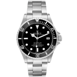 Rolex Sea-Dweller 4000 40mm Black Dial Stainless Steel Oyster Men's Watch 16600 - Picture 1 of 21