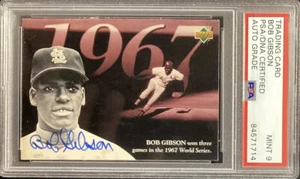 Bob Gibson Signed 1994 Upper Deck #119 Baseball Card Auto HOF PSA/DNA Mint 9 - Picture 1 of 3
