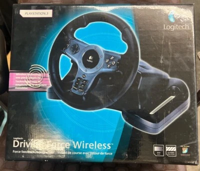 New Factory Sealed Logitech PlayStation 3 Driving Force Wireless Steering Wheel  - Image 1 of 4