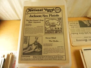 National VYNYL 1976 Bay Area Magazine KSAN SEX Pistols - Imagen 1 de 2