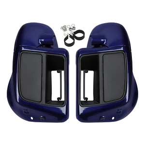 Carenado de pierna ventilado inferior para Harley Street Glide 14-25 Zephyr azul/negro Sunglo - Imagen 1 de 8
