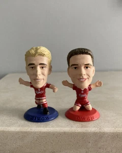 Corinthian Microstar Football Figure Liverpool bundle x2 Owen & Ziege 2001 - Picture 1 of 2