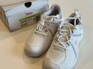 Wilson Tennis Shoes Envy Jr White Gray size 5.5 kids - Picture 1 of 6