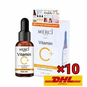 MERCI Vitamin C+ Extra Bright Serum Tighten Clear Restore Moisturize DHL EXPRESS - Picture 1 of 12