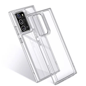 Custodia rigida trasparente antiurto cristallo per Samsung S25 S24 S22 S23 Ultra A54 - Foto 1 di 12