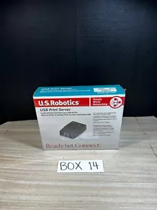 SEALED! U.S. Robotics USB Print Server TCP/IP APLTLK NTBUI (USR7500) - Picture 1 of 4