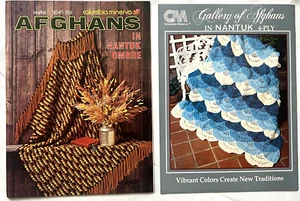 Crochet Knitting Patterns Books Gallery of Afghan in Nantuk Ombre Aran Granny ++ - Picture 1 of 10