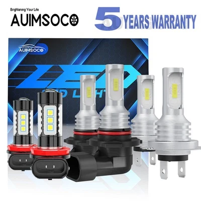 Faro LED delantero completo para Mazda 3 2004-2009 + bombillas antiniebla alto brillo Foto 1 de 4