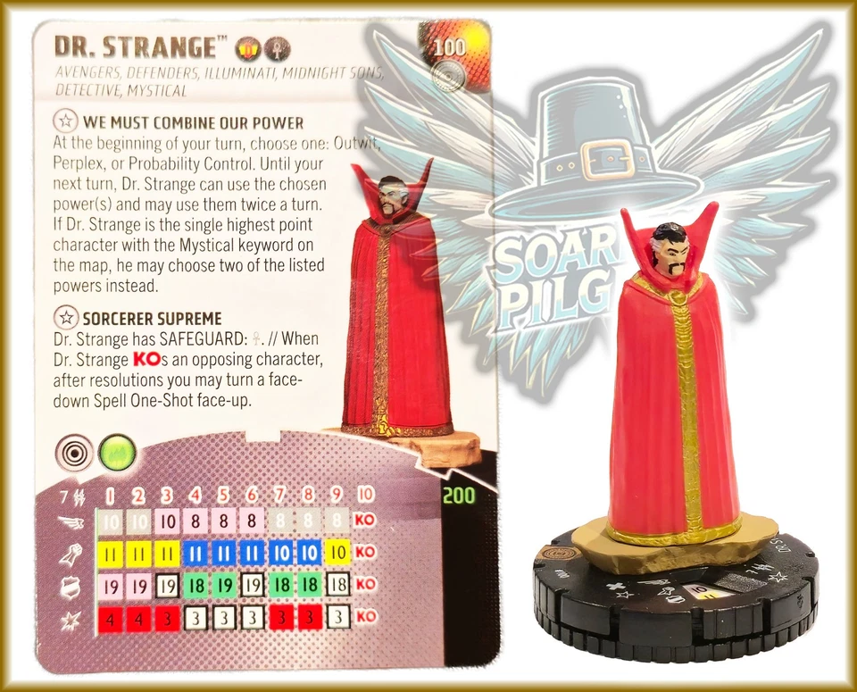 Marvel Heroclix DR. STRANGE - 100 - LE PROMO Strange Tales Set ENVÍO 12/8 Foto 1 de 1