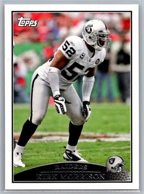 2009 Topps #107 Kirk Morrison - Image 1 of 2