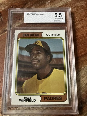 1974 topps dave winfield BVG 5.5 - Image 1 of 2