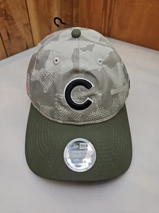 New Era Damen hellbeige/oliv Chicago Cubs Armed Forces 9ZWANZIG verstellbar  - Bild 1 von 5