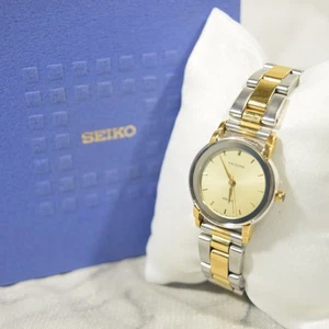 [Neuwertig] 80er Jahre Seiko Exceline 7321-0770 Damen Quarzuhr neue Batterie mit Box - Bild 1 von 16