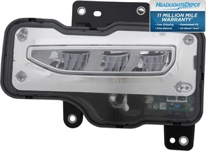 LED Fog Light Left Driver Fits 2016-2019 GMC Sierra 1500 - Picture 1 of 7