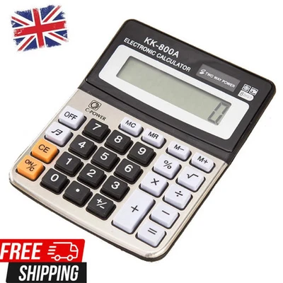 8 Digit Display Large Button Desktop Calculator forHome Office School Stationery - Image 1 of 4