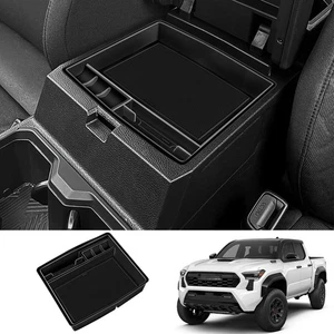 Black Car Armrest Storage Box for Toyota Tacoma 24 Center Console Organizer Tray - Bild 1 von 3