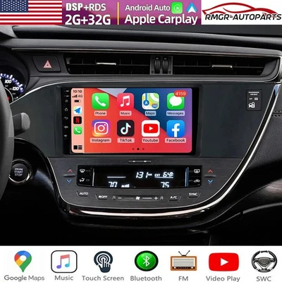 Apple Carplay Android 13 GPS Car Stereo Radio 9" For 2013-2018 Toyota Avalon - Image 1 of 4