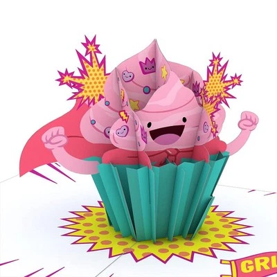 Playpop Card™: Cupcake de cumpleaños Girl Power Foto 1 de 4