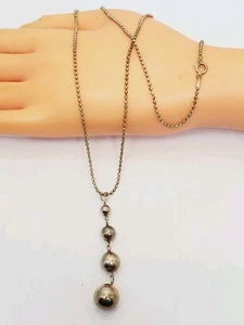 Vintage Sterling Silver 925 Pendant On Sterling Necklace (32) - Picture 1 of 7