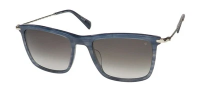 NUEVO JOHN VARVATOS SJV551 GAFAS DE SOL BORDE COMPLETO CUERNO AZUL PARA HOMBRE AZUL 53-19-145 Foto 1 de 4