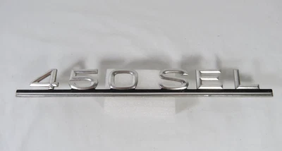Mercedes 450SEL 1973-1980 emblema maletero trasero insignia signo símbolo logotipo original OEM Foto 1 de 4