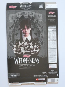 Mercoledì Biscotti e Crema - Kellogg's - Pubblicità Cereal Box - 2024 - Foto 1 di 6