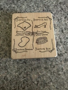 April Guibault 8900X Holzhalterung Gummistempel - Bild 1 von 5