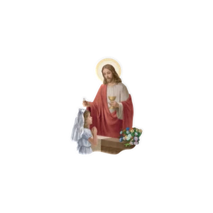 First Communion Girl 3-D Magnet OR Standing Plaque MADE IN ITALY - Picture 1 of 1