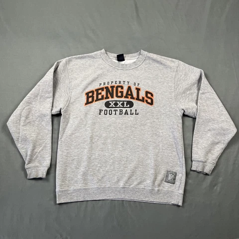 Vintage Cincinnati Bengals Reebok Classics Crewneck Sweatshirt Grey Medium NFL Cover