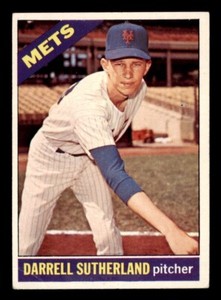 1966 Topps Baseball #191 Darrell Sutherland VG *d2
