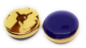 BUTTON COVERS FOR SHIRTS GOLD CUFF ENHANCERS MANUFACTURERS DIRECT PRICING - Picture 1 of 4
