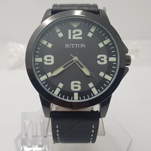 Sutton Quartz Analog Watch Japan Movement Fast Shipping....NEW BATTERY - Picture 1 of 9