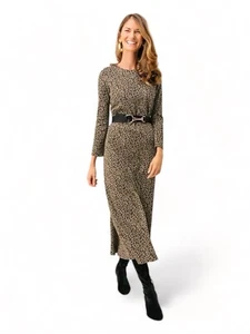 Tuckernuck Leopard Harper Dress Midi Long Size XL NWT $298 - Picture 1 of 22