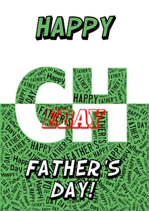 Father's Day Cradley Speedway Card with envelope #66 - Picture 1 of 4