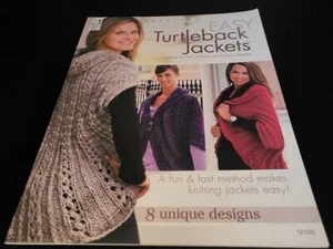 CY2 HOUSE OF WHITE BIRCHES 2009, EASY TURTLEBACK JACKETS KNIT PATTERN LEAFLET - Picture 1 of 3