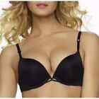 Felina Size 34D Intrigue Black Push Up Bra With Underwire Adjustable Straps