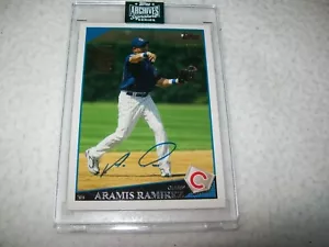 2024 TOPPS ARCHIVES 2009 TOPPS ARAMIS RAMIREZ AUTO SIGNED #D/9 CHICAGO CUBS - Picture 1 of 3
