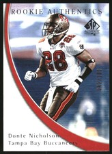 2005 SP Authentic Rookie Gold 100 #110 Donte Nicholson /100