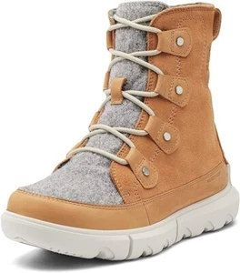 Sorel SIZE 6 Women's Explorer II Joan Felt WP Boot NL4460-253 Tawny Buff, Moonst - Picture 1 of 7
