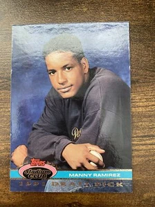 1991 Topps Stadium Club #146 MANNY RAMIREZ Rookie Card. U83 - Picture 1 of 4