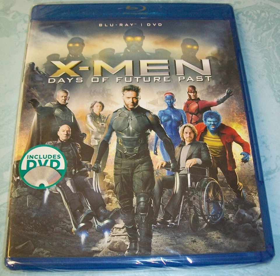 In Shrink X-Men Days Of Future Past (Blu-Ray/DVD 2-Disc 2014) Marvel