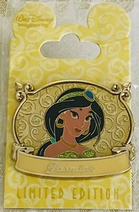 NEU Disney WDI Imagineering Goldrahmen Prinzessin Jasmin LE Pin MOC authentisch - Bild 1 von 2