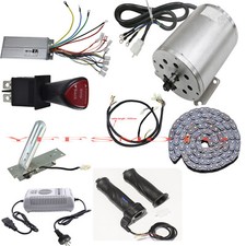 48V 1800W DC Brushless Electric Motor Controller Pedal Throttle Charger Wires...