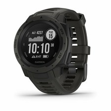 Garmin Instinct Rrugged GPS Watch 010-02064-00, GLONASS, 3-axis Compass,Graphite