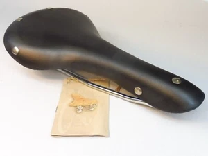 Gyes mod. GS-06 Leather Saddle - NOS bicycle L'eroica - Picture 1 of 6
