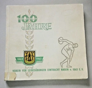 Festschrift Chronik VFL Eintracht Hagen 100 Jahre 1963 Handball Sport Programm - Picture 1 of 8